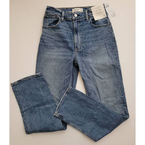 A&F Vintage Stretch Denim | Ultra High Rise 90s Straight Jean